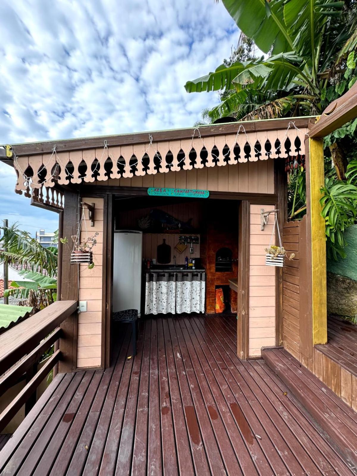 Pousada Casa Do Oscar Governador Celso Ramos Bagian luar foto